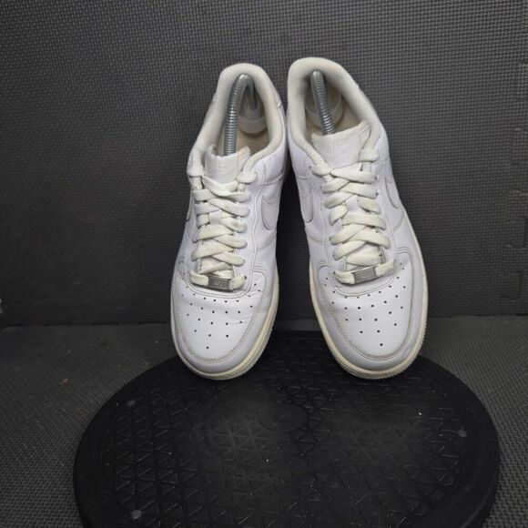Nike Air Force 1 '07 Shoes Youth Sz 6 White Lace Up Trainers Sneakers - Picture 6 of 9